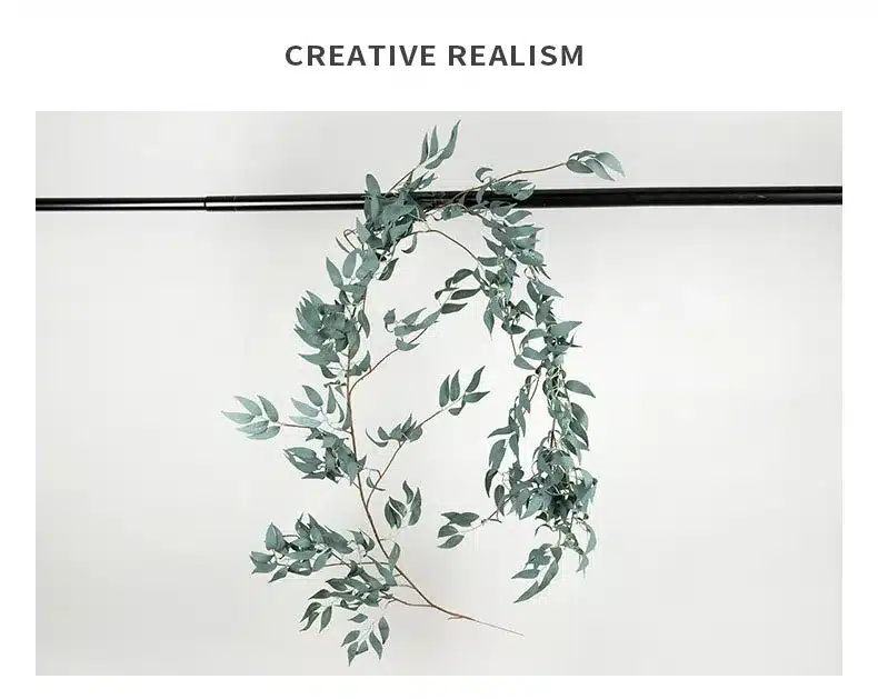 Artificial willow vine begonia leaves simulation plant green ivy rattan garland wedding Garden home hotel decorative flowers 19