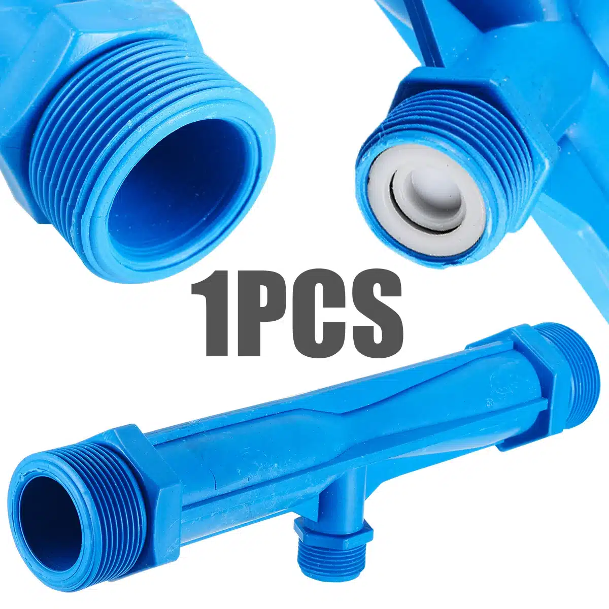 Blue Irrigation Venturi Fertilizer Injector 2 inch Farming Water Tube Thread Irrigation Drip Device Garden Watering Tools 9