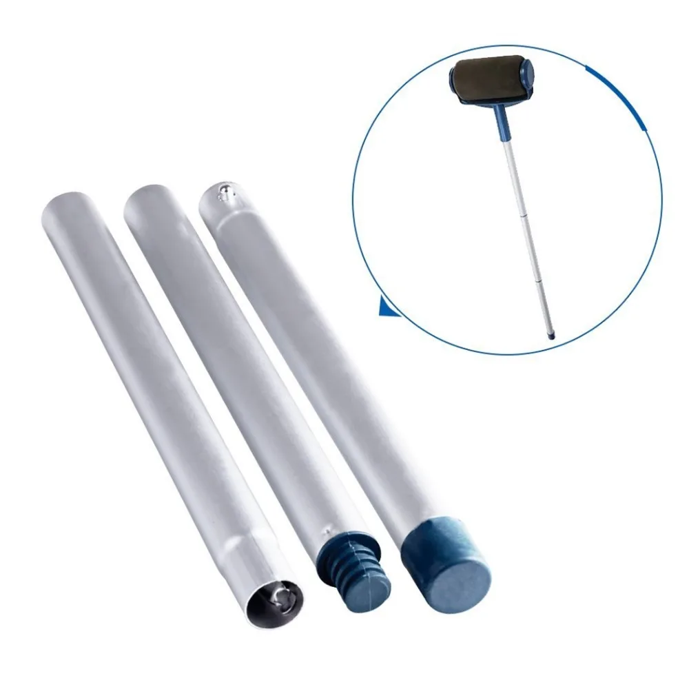NEW Paint Runner Pro Roller Brush Handle Tool Flocked Edger Office Room Wall Painting Home Garden Tool Roller Paint Brush Set 10