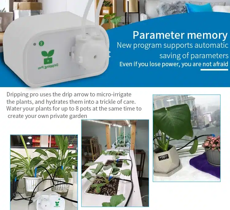 Kamoer Mobile Phone Control DIY Automatic Watering Device Water Pump Timer System Succulents Plant/Garden Drip Irrigation Tool 19