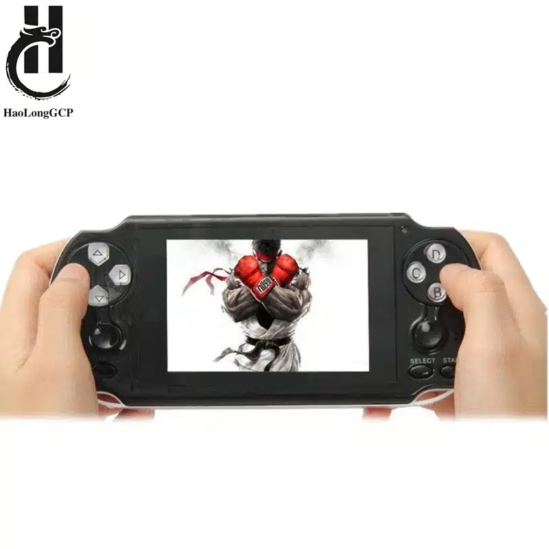 HaoLongGCP Handheld 7 inch Retro Video Game Console for ps1 for neogeo 8/16/32 bit games 8GB with 1500 free games support TV Out 42