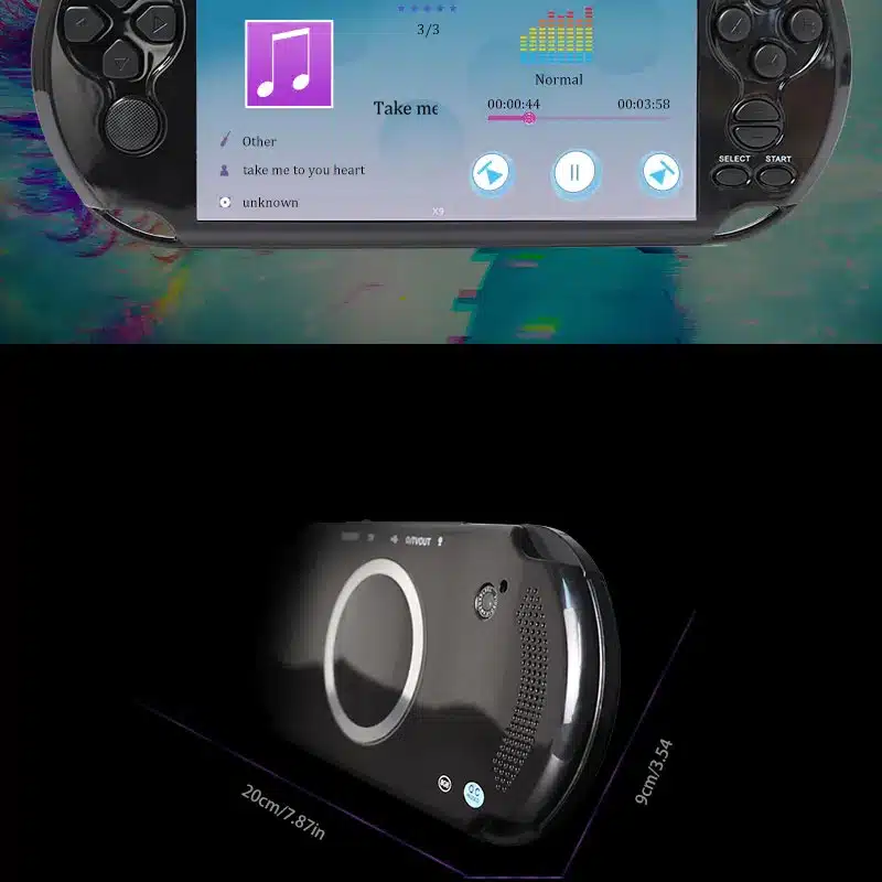 5.0 Inch Large Screen Built in 10000+ Games Handheld Game Player Support TV Out Put With Camera Multimedia Video Game Console 7