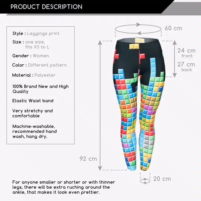 New 3D Printing Striped Women Leggings Tetris Sexy Leggins Tayt Fitness Legging Calzas Mujer Swarm Winter Jeggings Soft legins 1
