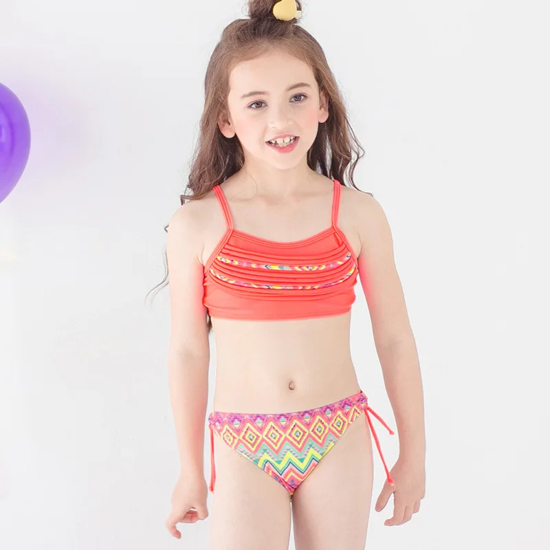 Girl Bikini 2019 Two Pieces Baby Girls Bathing Suits Girl Swimsuit Children Bikini Sets Kids Cartoon Swimwear Costumes Beachwear 3