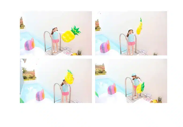 Children's Swimwear Baby Bikini 2019 Kids For Girls Child Girl Clothes Bathing Suits New Swimsuit Big Long Sleeve Split Skirt 38