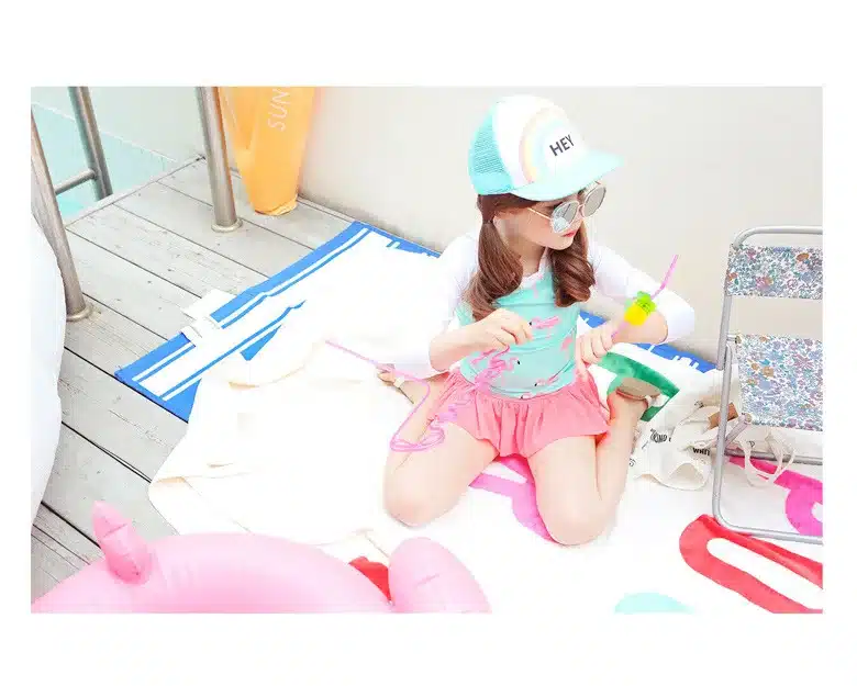 Children's Swimwear Baby Bikini 2019 Kids For Girls Child Girl Clothes Bathing Suits New Swimsuit Big Long Sleeve Split Skirt 39