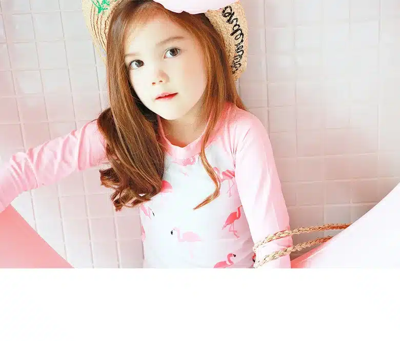 Children's Swimwear Baby Bikini 2019 Kids For Girls Child Girl Clothes Bathing Suits New Swimsuit Big Long Sleeve Split Skirt 46
