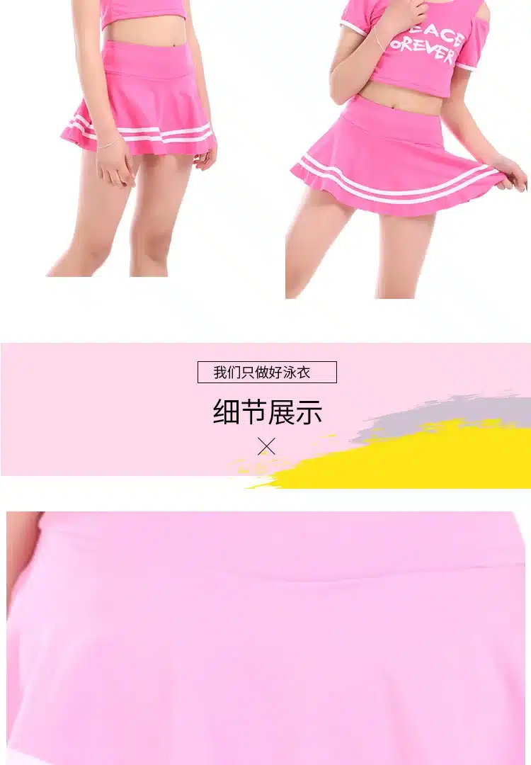 Children Swimwear Girls Print Two Pieces Swim Suits Cute Princess Girl Swimsuit Kids Tankini Bathing Suits Beach Skirt Swim Suit 10