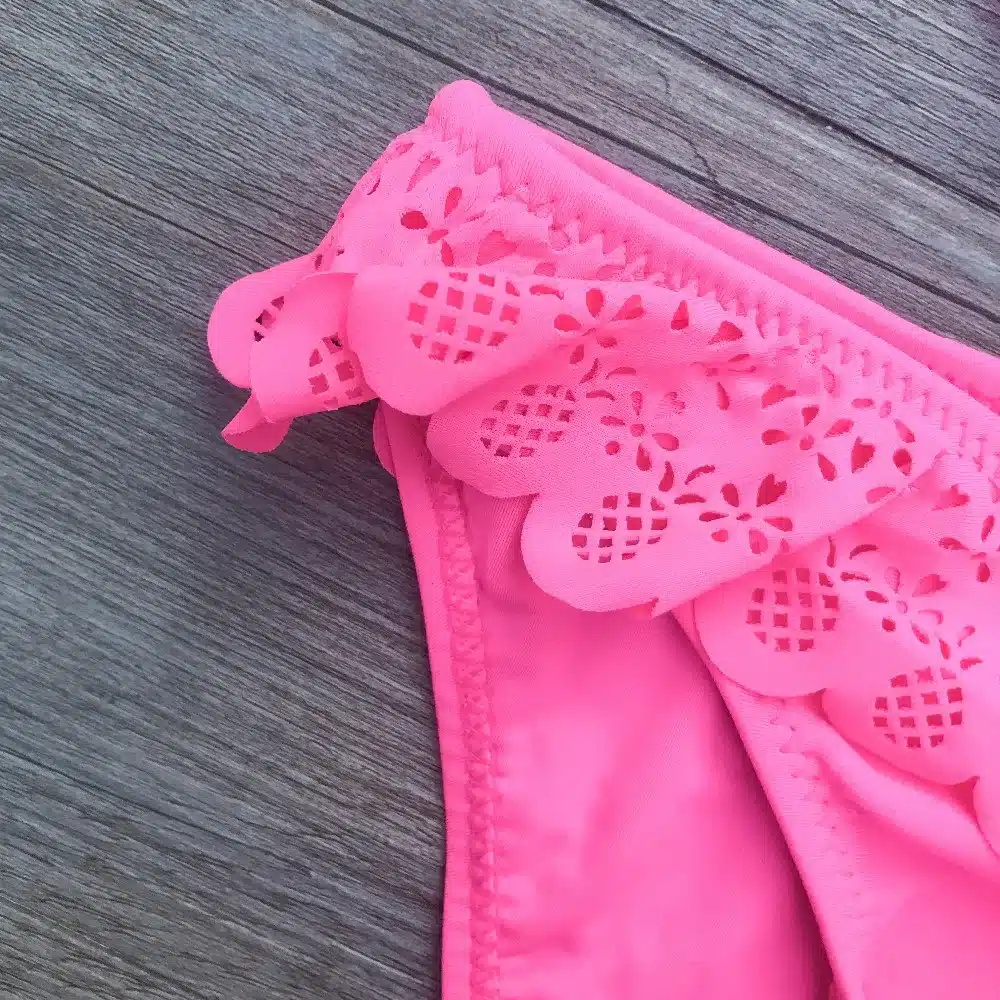 Children's Split Hollow Swimsuit Biquini Swimwear Girl Children Swimwear Two Pieces Swimming Suit for Girls Kids Bathing Suit 7