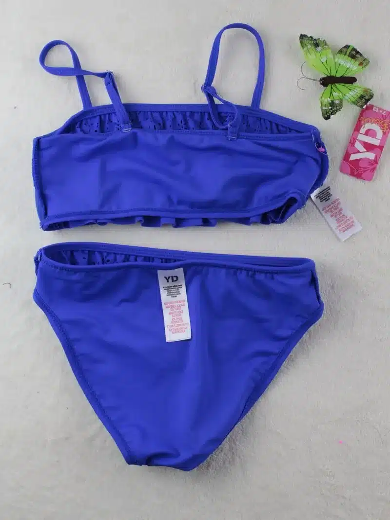 7-16years children swimwear falbala girls swimwear baby kids biquini infantil swimsuit bikini girl 2019 New summer bathing suit 14
