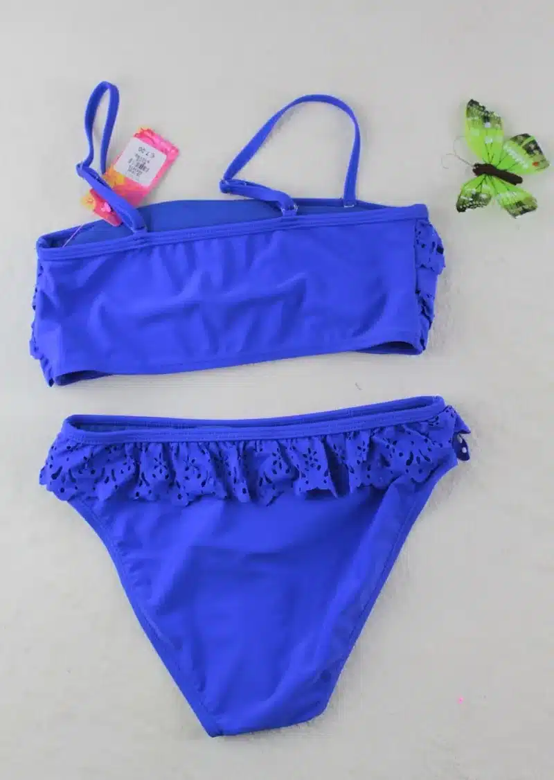 7-16years children swimwear falbala girls swimwear baby kids biquini infantil swimsuit bikini girl 2019 New summer bathing suit 15