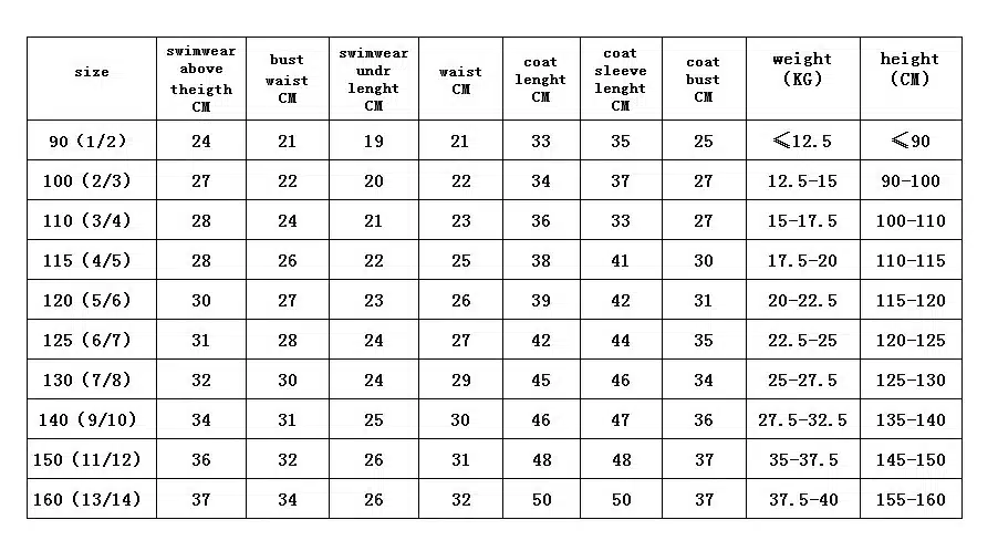 New Baby Girls Swimsuits 4Pcs Swim Suits (Long Sleeve Sunproof Coat+Bikini Sets+Cap) Toddler Swimwear Children Kids Bathing Suit 9