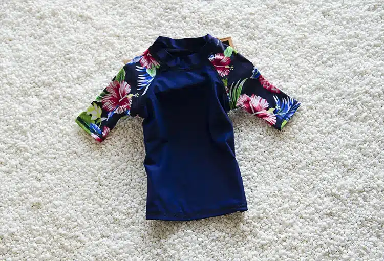 Children Beach Swimwear Girl Swimsuit Print 2 Pieces Swim Suits For Hot Springs Bathing Suit Sunblock Kids Swimsuits 1-6Y 10