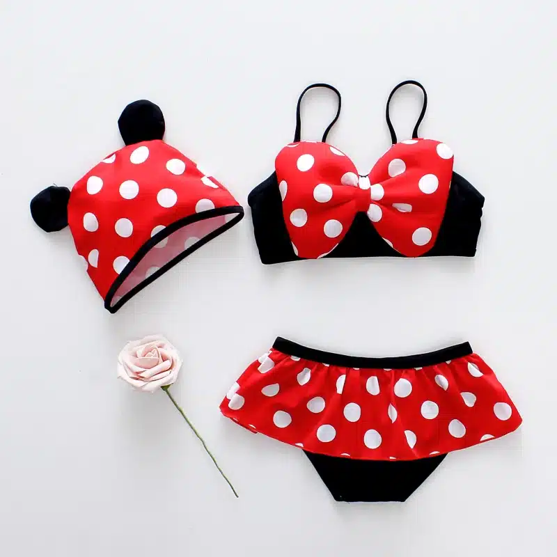 1-8Y Baby girls swimwear two pieces Summer beach baby swim Toddler bathing suit swimsuit kids princess Bikini infant swimwear 16