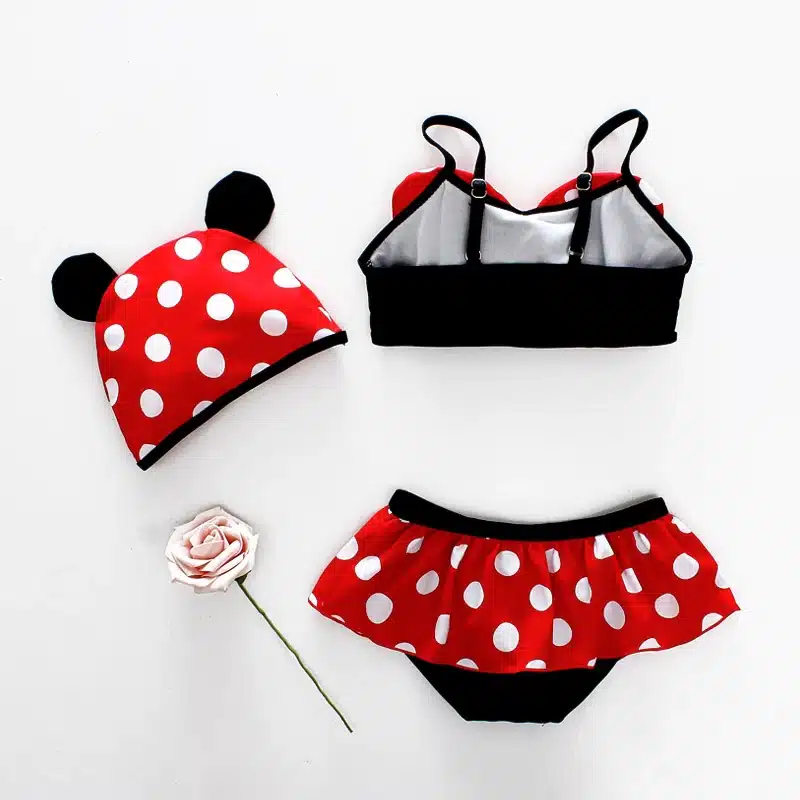 1-8Y Baby girls swimwear two pieces Summer beach baby swim Toddler bathing suit swimsuit kids princess Bikini infant swimwear 17