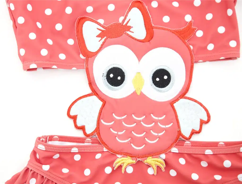 2019 Kavkas Girls Swimwear Cute Kids Swimsuit Infant 12M-8T Kid Baby Girls Bikini Ruffles Swimsuits One Pieces Bath Swimwear 17
