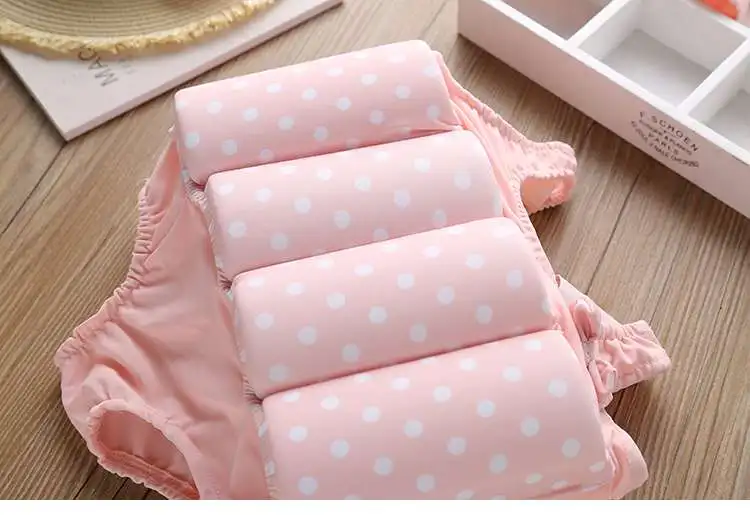 Floating Buoyancy Baby Girl Swimsuits Detachable Swimwear Siamese Swimming Training 2019 Kids Swimming Float Suits Bathing Suit 12