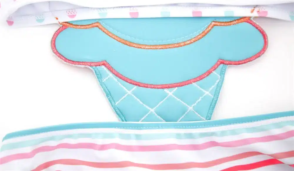 Hot Summer Girl Cute Cartoon Animals Swimwear One Piece 2019 Striped Patchwork Kids Girl Beach Wear Swimsuit 12M-8T Baby Bathing 22