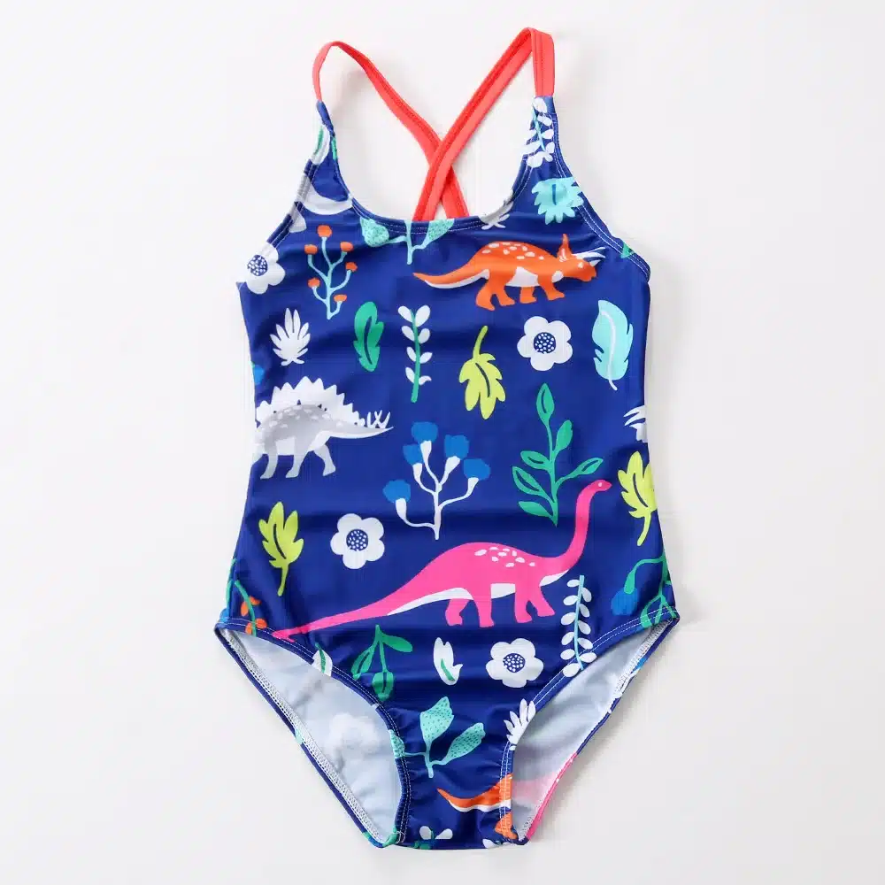 2018 Baby Girls Swimwear One Piece Swimsuit Children's Swimwear Flamingo Kid Summer Sport Bathing Suit CC871 7