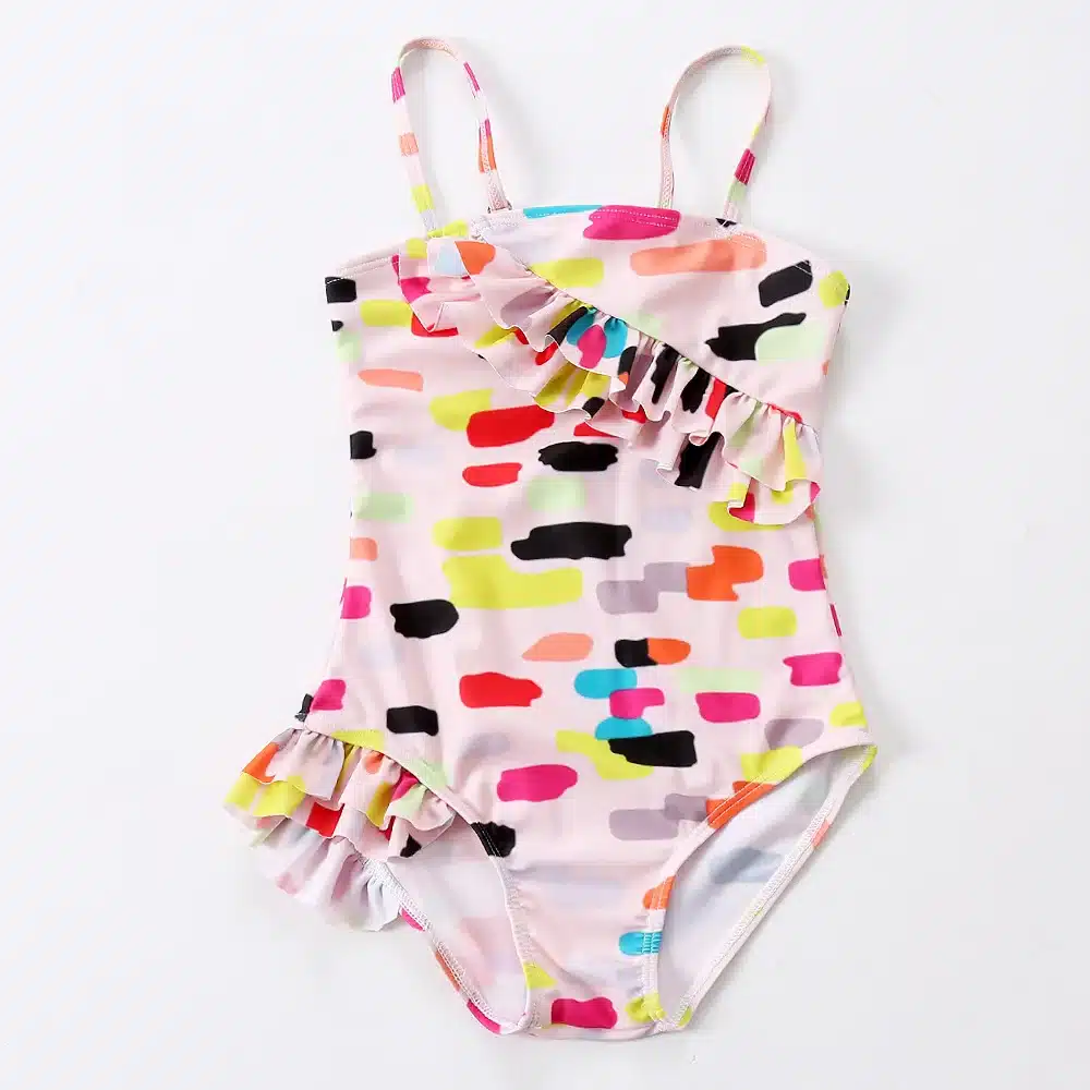 2018 Baby Girls Swimwear One Piece Swimsuit Children's Swimwear Flamingo Kid Summer Sport Bathing Suit CC871 12