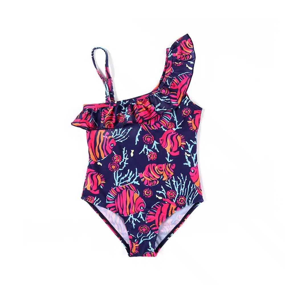 2018 Baby Girls Swimwear One Piece Swimsuit Children's Swimwear Flamingo Kid Summer Sport Bathing Suit CC871 37