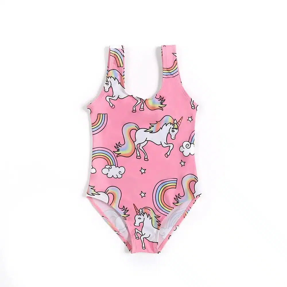 2018 Baby Girls Swimwear One Piece Swimsuit Children's Swimwear Flamingo Kid Summer Sport Bathing Suit CC871 41