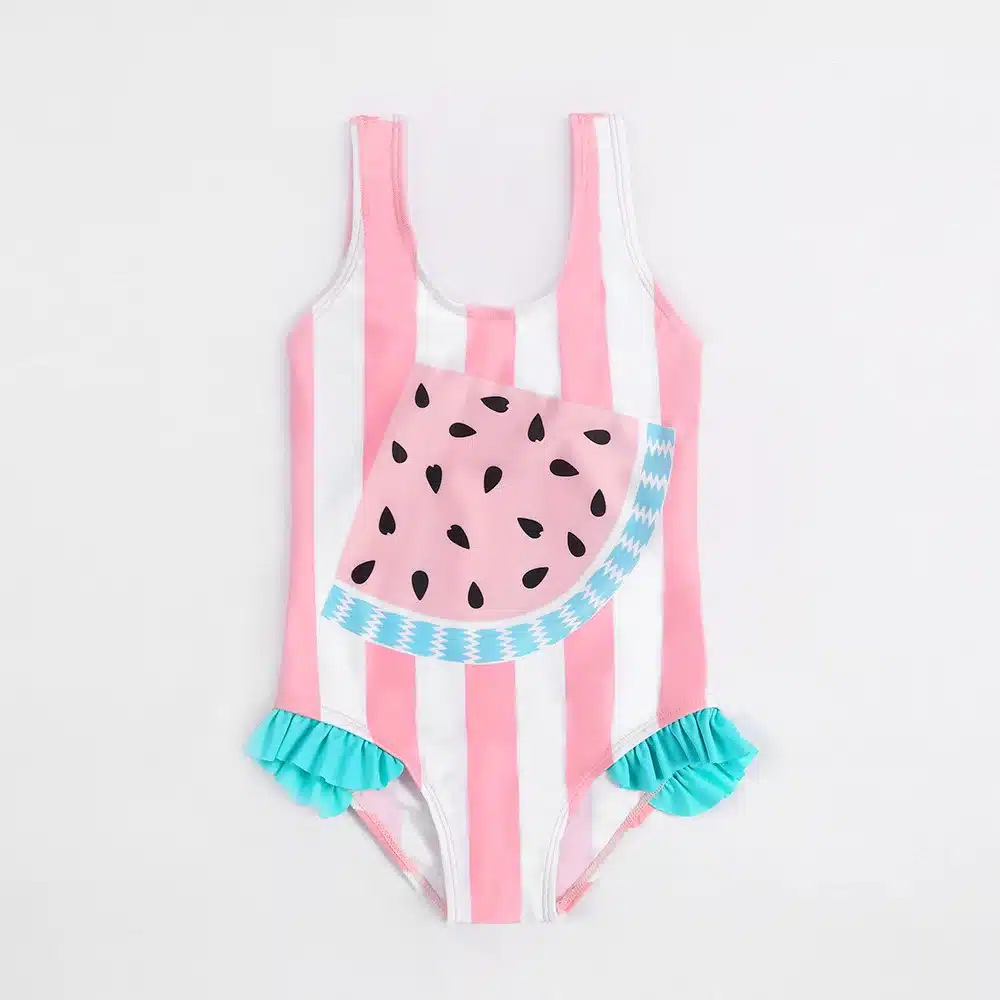 2018 Baby Girls Swimwear One Piece Swimsuit Children's Swimwear Flamingo Kid Summer Sport Bathing Suit CC871 42