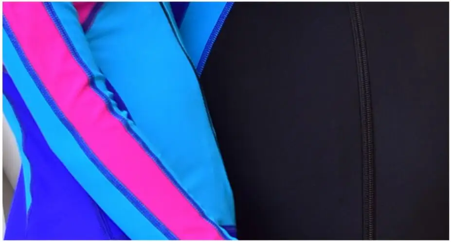 2019 Baby uv swimsuits girls one pieces swimwear kids cute patchwork long sleeve swimming bathing suit full coverage 16