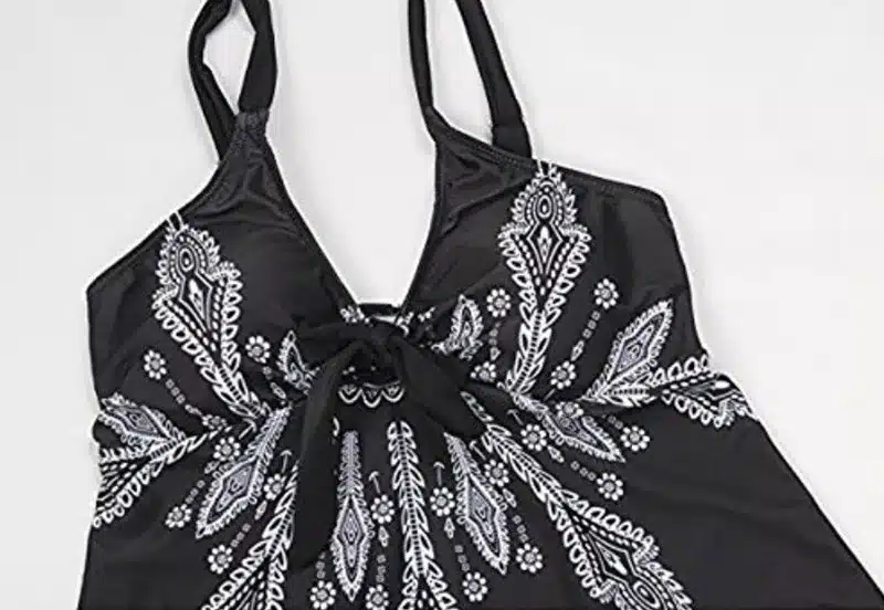 Women's Retro Paisley Printed Tankini Push Up Swimsuit Swimwear Large Size Two Piece Print Spaghetti Strap Padded Top and Shorts 22