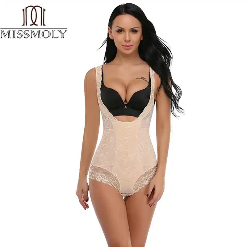 Miss Moly Women Full Body Shaper Waist Reducer Trainer Tummy Slimming Control Panty Butt Lifter Briefs Push Up Shapewear Corset 9