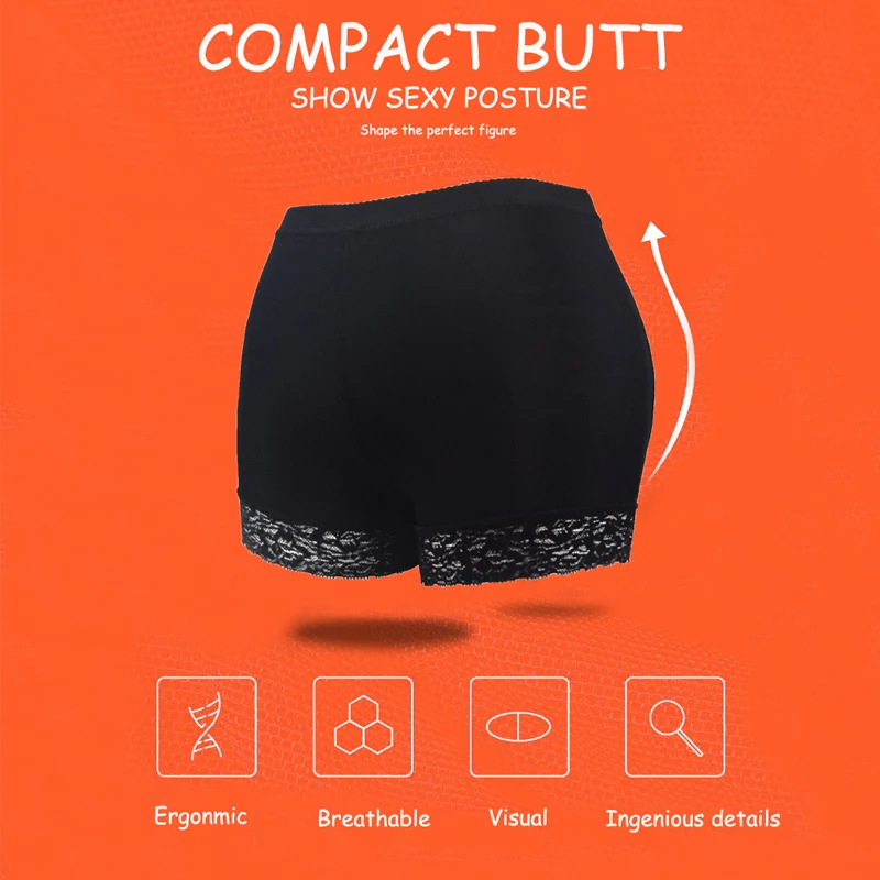 Hot Butt Lifter Hip Enhancer Shaper Sexy Boyshort Control Panties Woman Fake Ass Underwear Push Up Padded Panties Buttock Shaper 11
