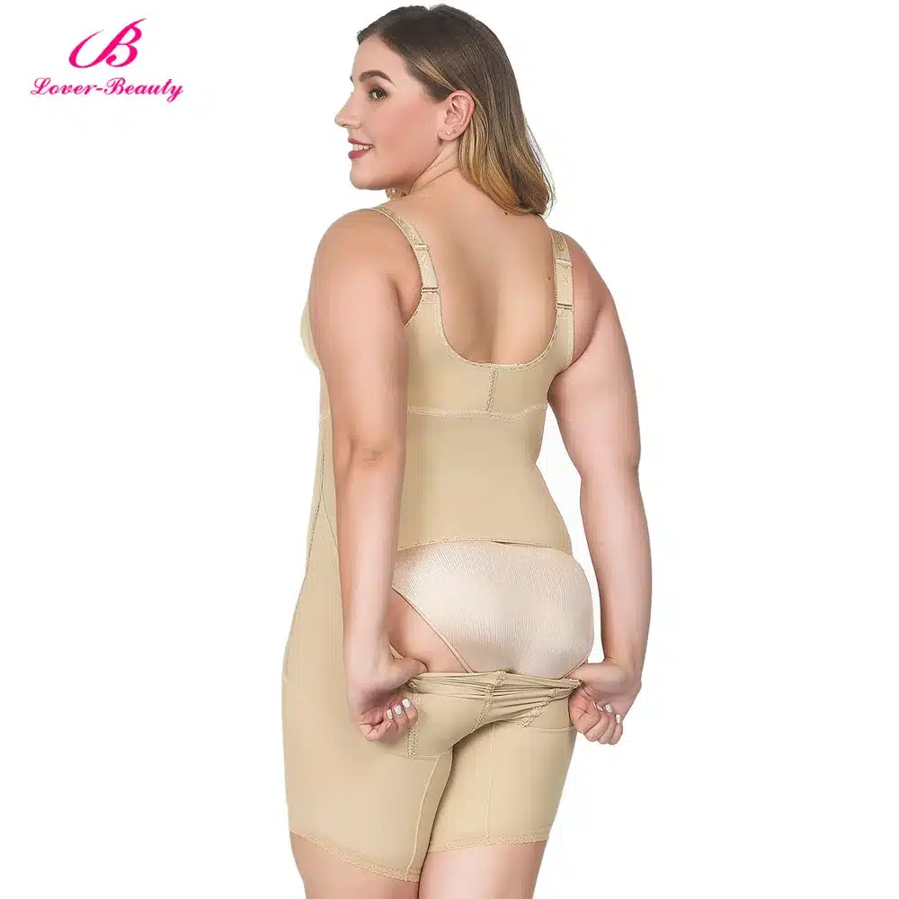 Lover Beauty Full Body Shaper Plus Size Corset Waist Trainer Butt Lifter Thigh Reducer Panties Tummy Control Push Up Shapewear A 33