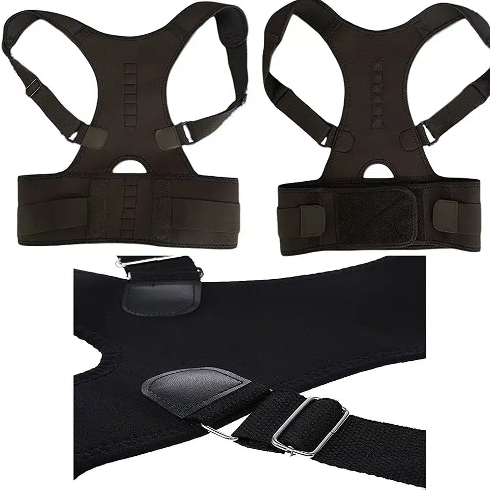 Magnetic Therapy Adult Back Corset Shoulder Lumbar Posture Corrector Bandage Spine Support Belt Back Support Posture Correction 11