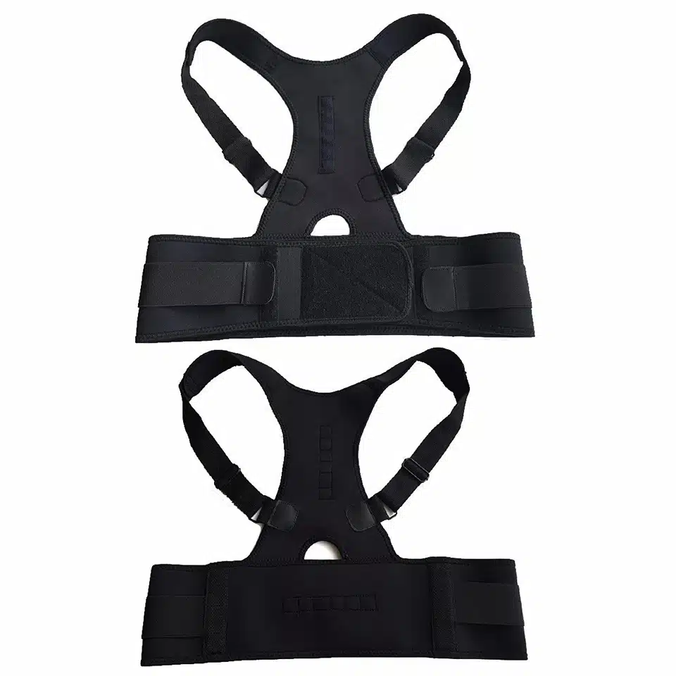 Magnetic Therapy Adult Back Corset Shoulder Lumbar Posture Corrector Bandage Spine Support Belt Back Support Posture Correction 12