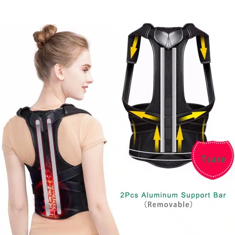 1Pcs Tcare Posture Corrector Brace Kyphosis Brace Muscle Pain Reliever Back Pain Reliever Posture Support For Women Men 15