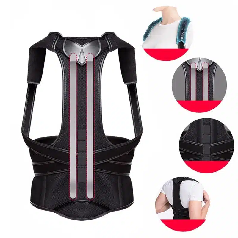 1Pcs Tcare Posture Corrector Brace Kyphosis Brace Muscle Pain Reliever Back Pain Reliever Posture Support For Women Men 19