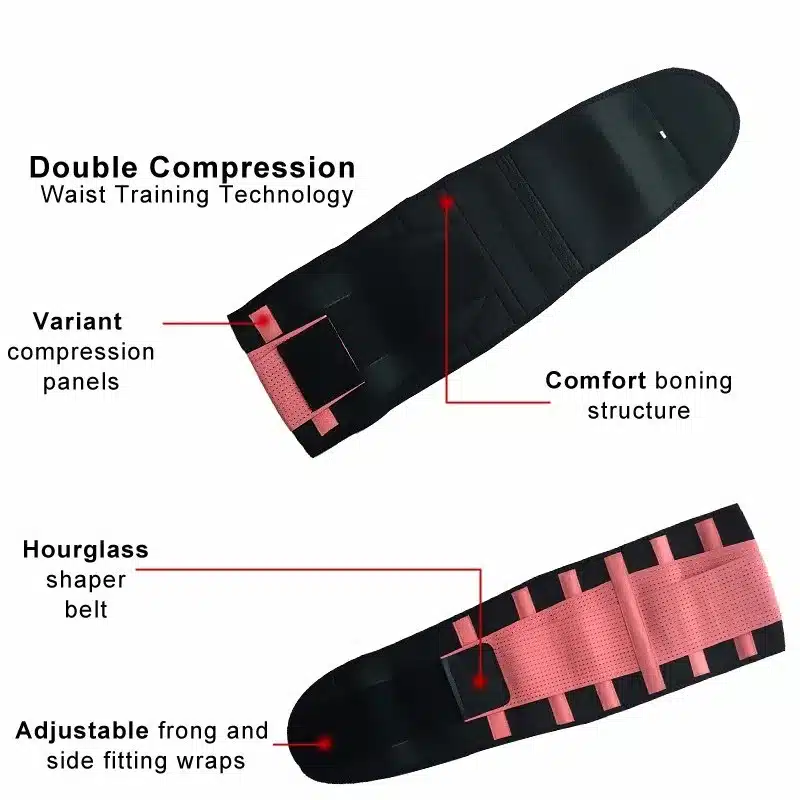 XXL Women Men's Elastic Corset Back Lumbar Brace Support Belt Waist Orthopedic Posture Corrector Low Back Belt Waist Support 10