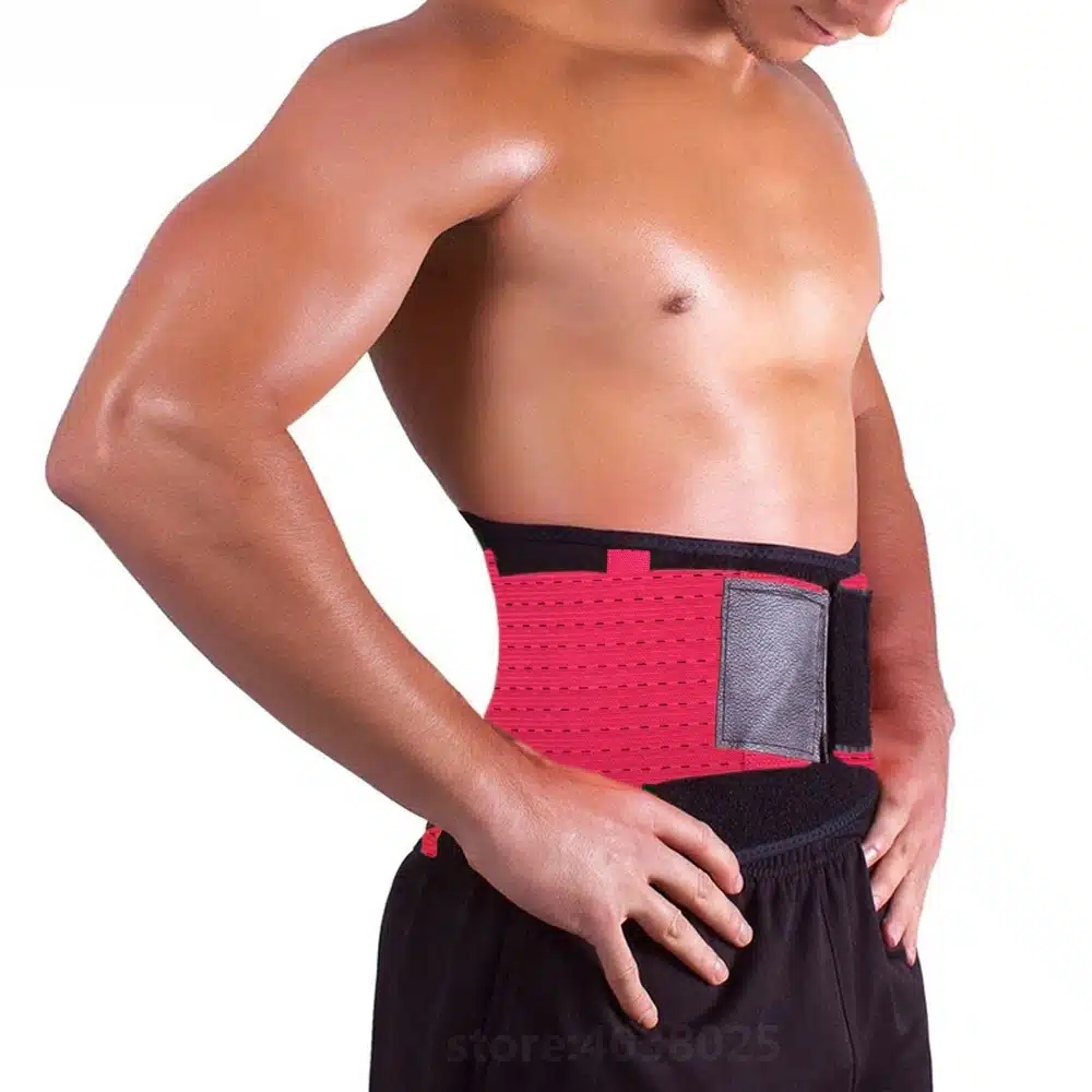 XXL Women Men's Elastic Corset Back Lumbar Brace Support Belt Waist Orthopedic Posture Corrector Low Back Belt Waist Support 16