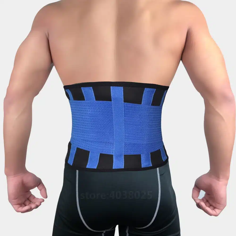 XXL Women Men's Elastic Corset Back Lumbar Brace Support Belt Waist Orthopedic Posture Corrector Low Back Belt Waist Support 17
