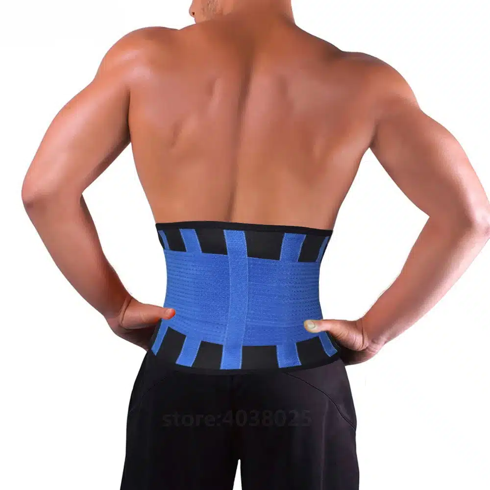 XXL Women Men's Elastic Corset Back Lumbar Brace Support Belt Waist Orthopedic Posture Corrector Low Back Belt Waist Support 19