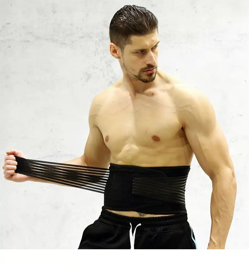 Back Support Elastic Posture Corrector Waist Brace Belt for Back Relief Pain Abdominal Protection Lumbar Corrector Back Belt 3