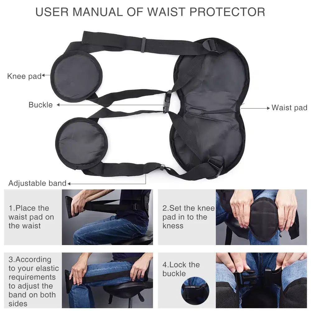 Portable Posture Corrector Back Support Belt Pad for Better Sitting Size Adjustable Therapy Posture Correction for Pain Relief 13