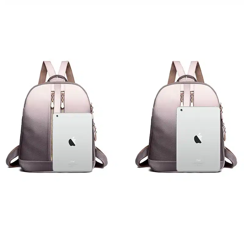 2019 Women Leather Backpacks For Girls Sac a Dos School Backpack Female Travel Shoulder Bagpack Ladies Casual Daypacks Mochilas 6