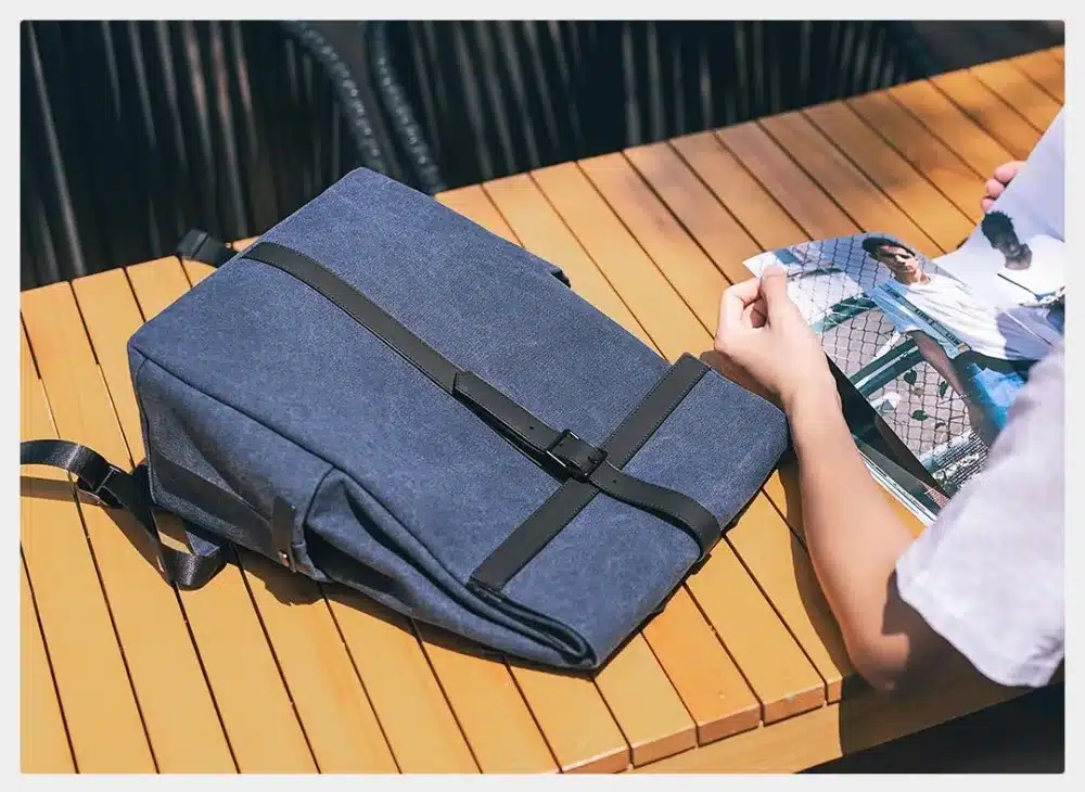 2019 NEW Xiaomi 90FUN Grinder Oxford Casual Backpack 15.6 inch Laptop Bag British Style Daypack for Men Women School Boys Girls 6