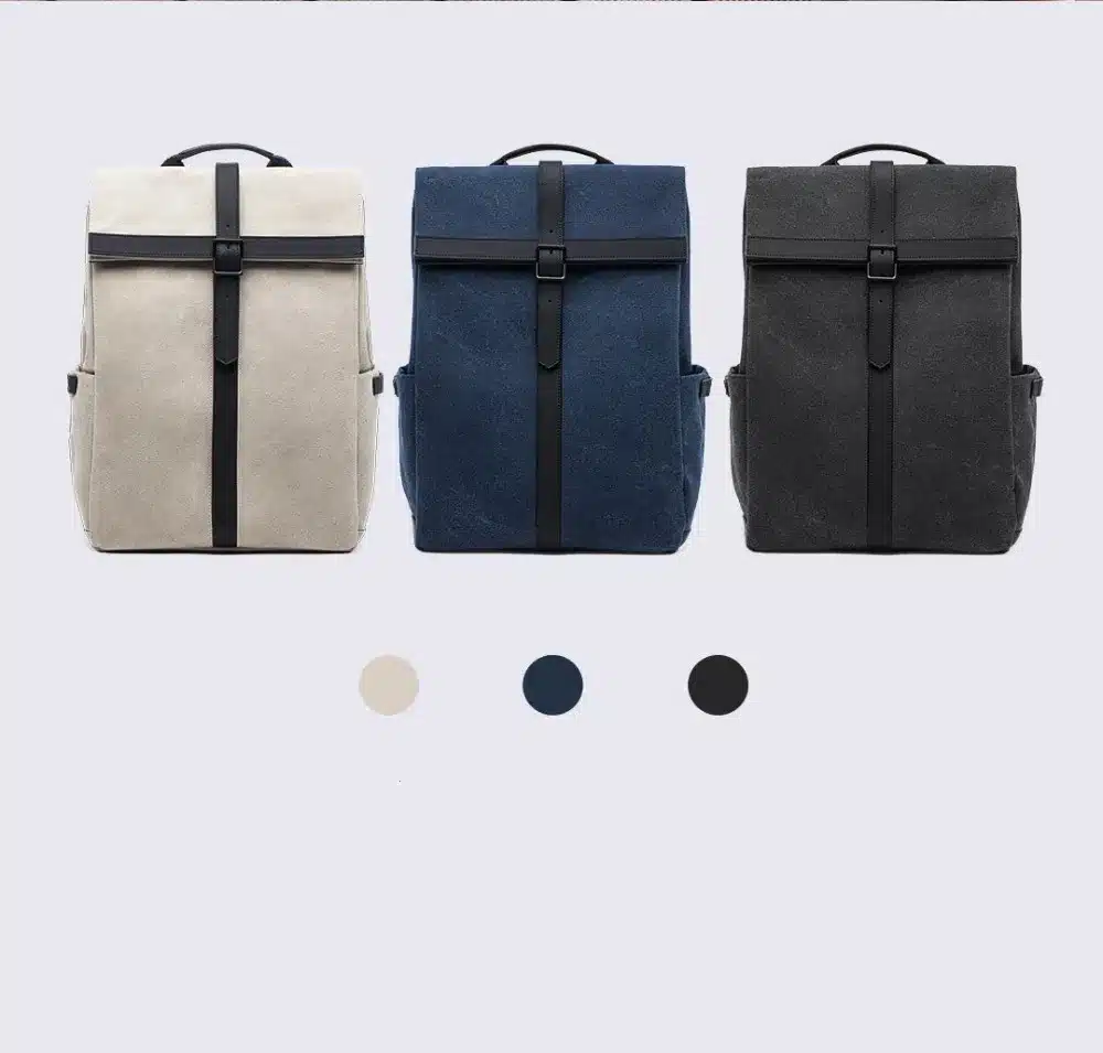 2019 NEW Xiaomi 90FUN Grinder Oxford Casual Backpack 15.6 inch Laptop Bag British Style Daypack for Men Women School Boys Girls 14