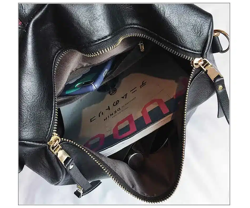 Leather Backpack Women 2019 Students School Bag Large Backpacks Multifunction Travel Bags Mochila Pink Vintage Back Pack XA529H 12