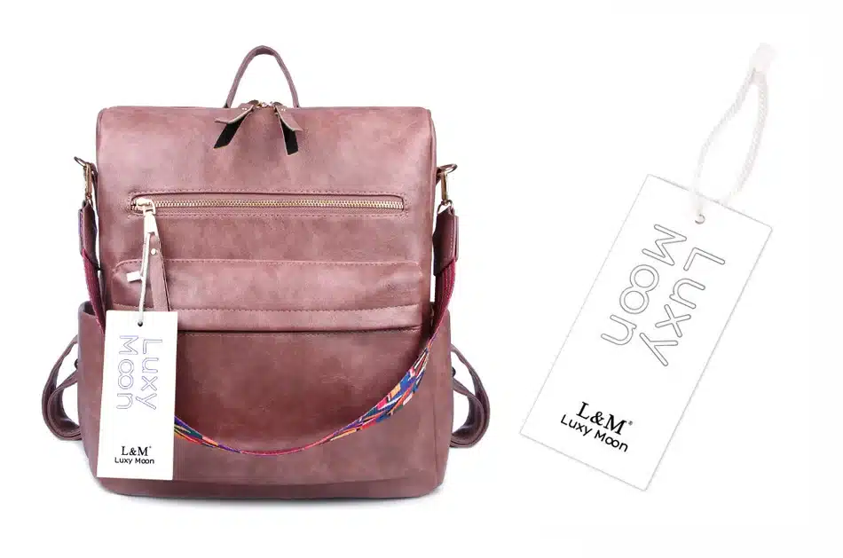 Leather Backpack Women 2019 Students School Bag Large Backpacks Multifunction Travel Bags Mochila Pink Vintage Back Pack XA529H 39