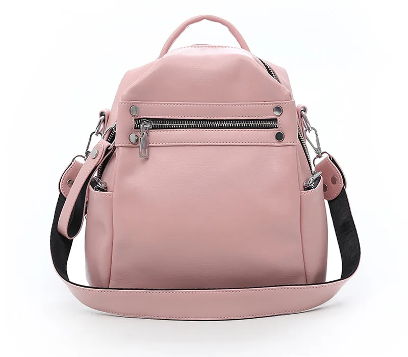 Fatika 2019 Hot Backpack Women Multi-function Shoulder Bag Stylish Bag Female Solid Casual Travel Bags 8
