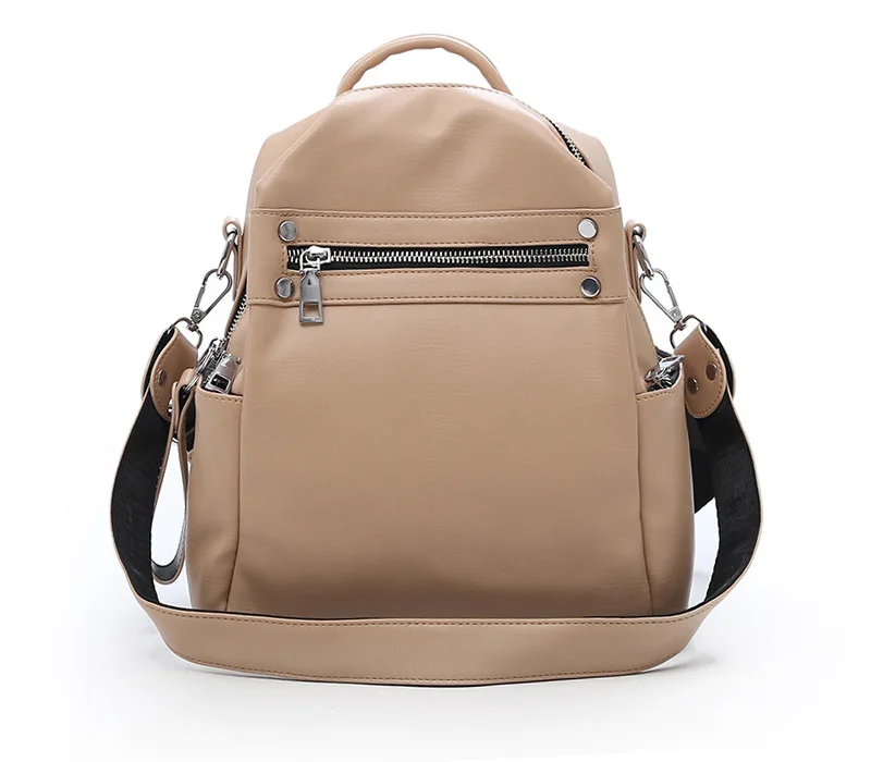 Fatika 2019 Hot Backpack Women Multi-function Shoulder Bag Stylish Bag Female Solid Casual Travel Bags 10