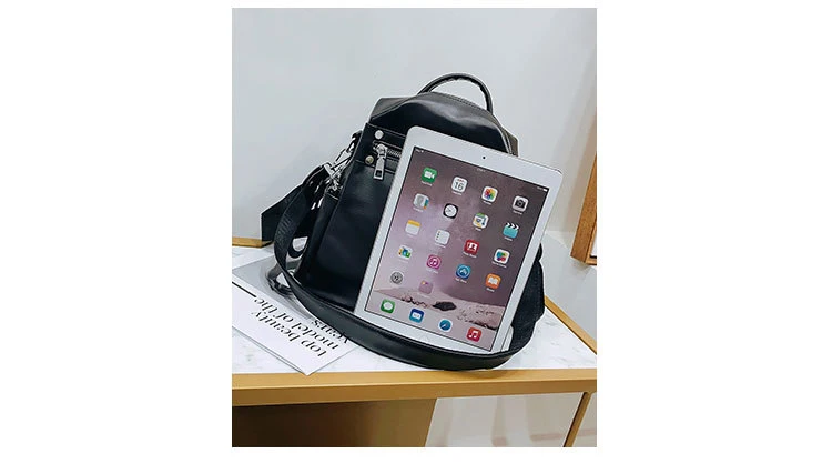 Fatika 2019 Hot Backpack Women Multi-function Shoulder Bag Stylish Bag Female Solid Casual Travel Bags 12